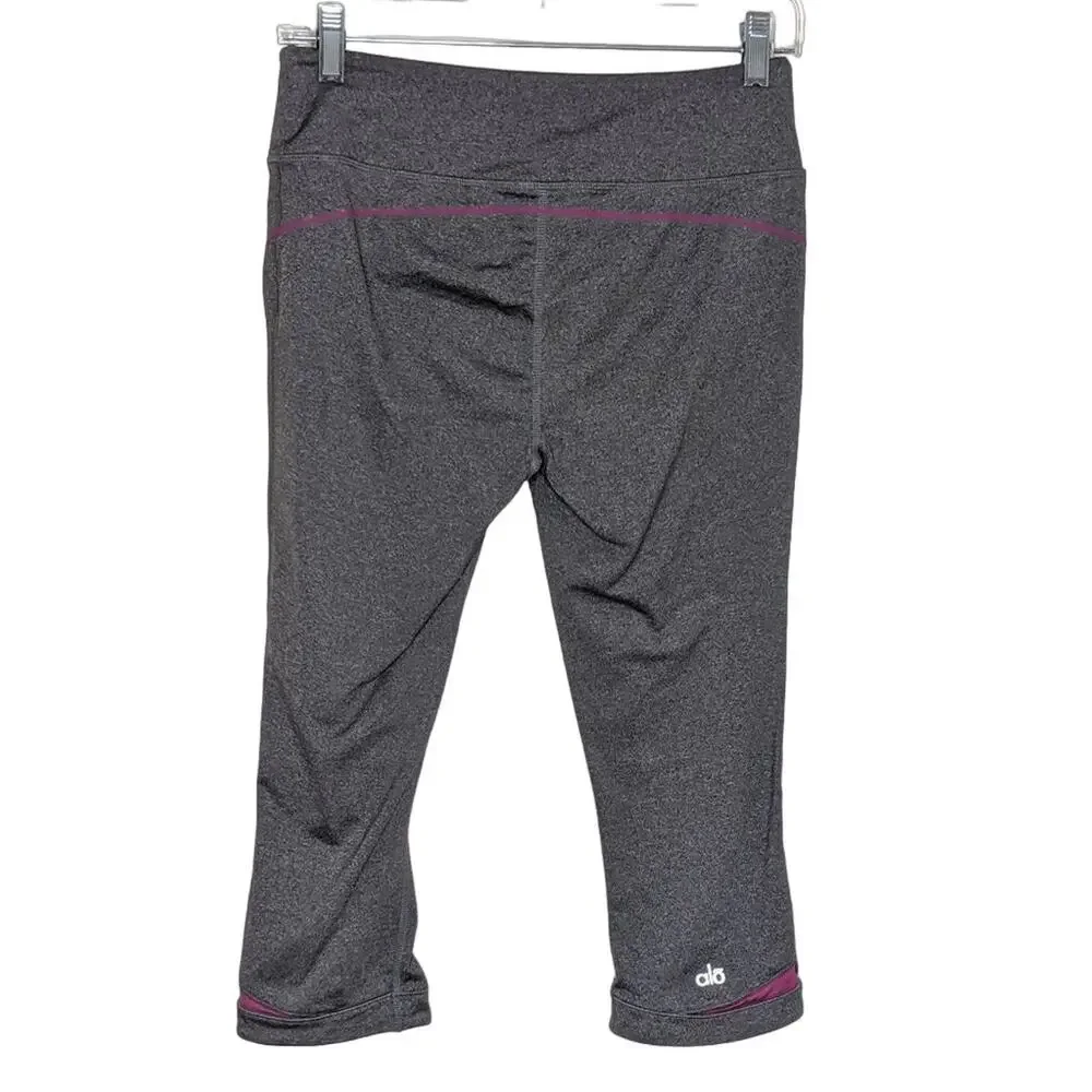 Alo Yoga Gray Capri Leggings - Size S (approximate - see measurements)